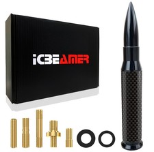 Icbeamer 50 Cal Black Bullet 5.5 Antenna For Pickup Trucks Icbeamer 50 Cal Black Bullet 5.5 Antenna For Pickup Trucks