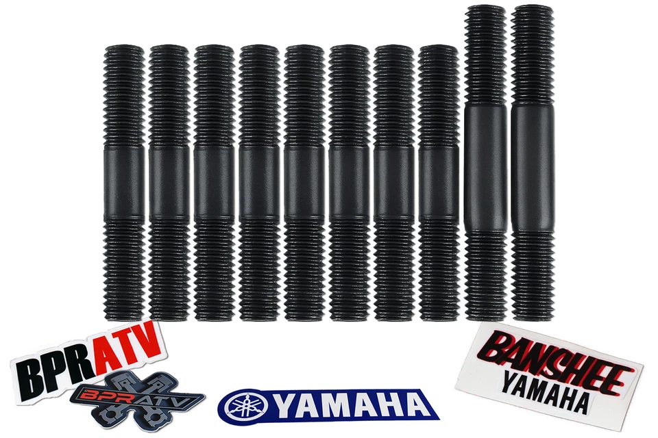 Yamaha Banshee Blaster YZ WR Head Stud Kit Stock Cylinder OEM Replacement 10pcs - Image 3 of 4
