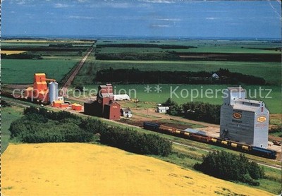 Eisenbahn Getreideheber Grain elevator Canada 