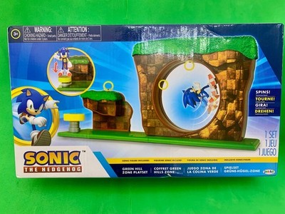 Sonic The Hedgehog Green Hill Zone Spielset mit Actionfigur (brandneu)