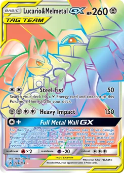 Lucario & Melmetal GX 224/214 Sm-Unbroken Bonds for sale | eBay