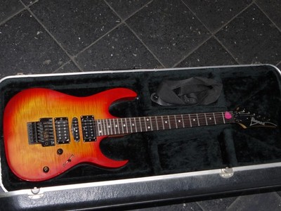 Ibanez RG570 flame maple top made in Fuji-gen Plant, Japan 1990 + OHSC