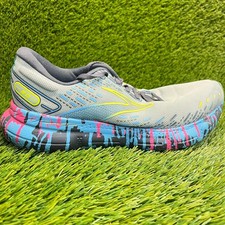 Brooks Glycerin 20 Women Size 9.5 Gray Blue Pink Athletic Running Shoes Sneakers