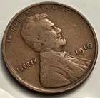 1910 Lincoln Wheat Cent G/VG Details Philadelphia Mint Scratched BN279