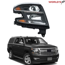 Passenger Headlight For Chevy Tahoe / Suburban 2015-2020 HID/Xenon Right Side