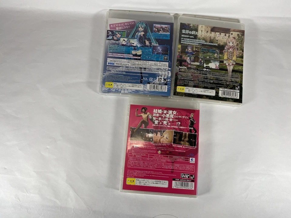 Lot3 PS3 Hatsune Miku Project Diva F & Atelier Meruru Alchenese & Catherine. - Image 3 of 4