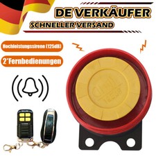 12V Motorrad Alarmanlage Sirene Motorstart Funkfernbedienung f&uuml;r Roller Moped DE