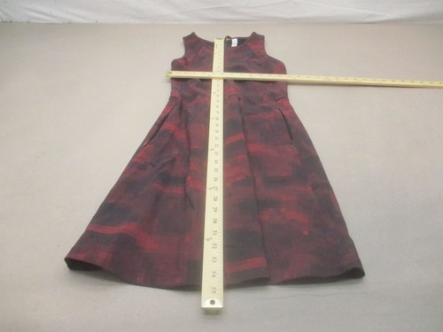 Lululemon Size 4 Women Burgundy Back Zip Stretch Short Athletic Skater Dress 165 - Picture 5 of 9