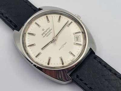 ZENITH AutoSport Automatic 28800 Date - All Stainless Steel Cal 2562 - 35  mm | eBay