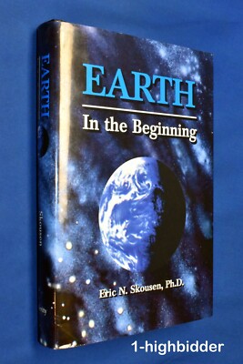 Earth In The Beginning 1st Ed HCDJ Eric N Skousen Mormon Dinosaurs LDS CLEAN!
