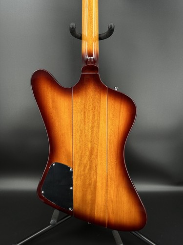 IN STOCK Firebird Brown Electric Guitar Chrome Hardware Black Fingerboard - Picture 8 of 9
