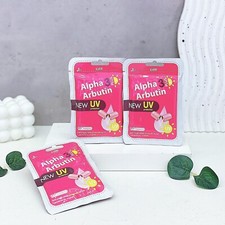 PACK OF 2 Alpha Arbutin Collagen powder 3Plus mix with lotion whitening skin