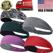 Breathable Ick Silk Headband Hair Bandage Hairband Sweatbands Stretch for Men