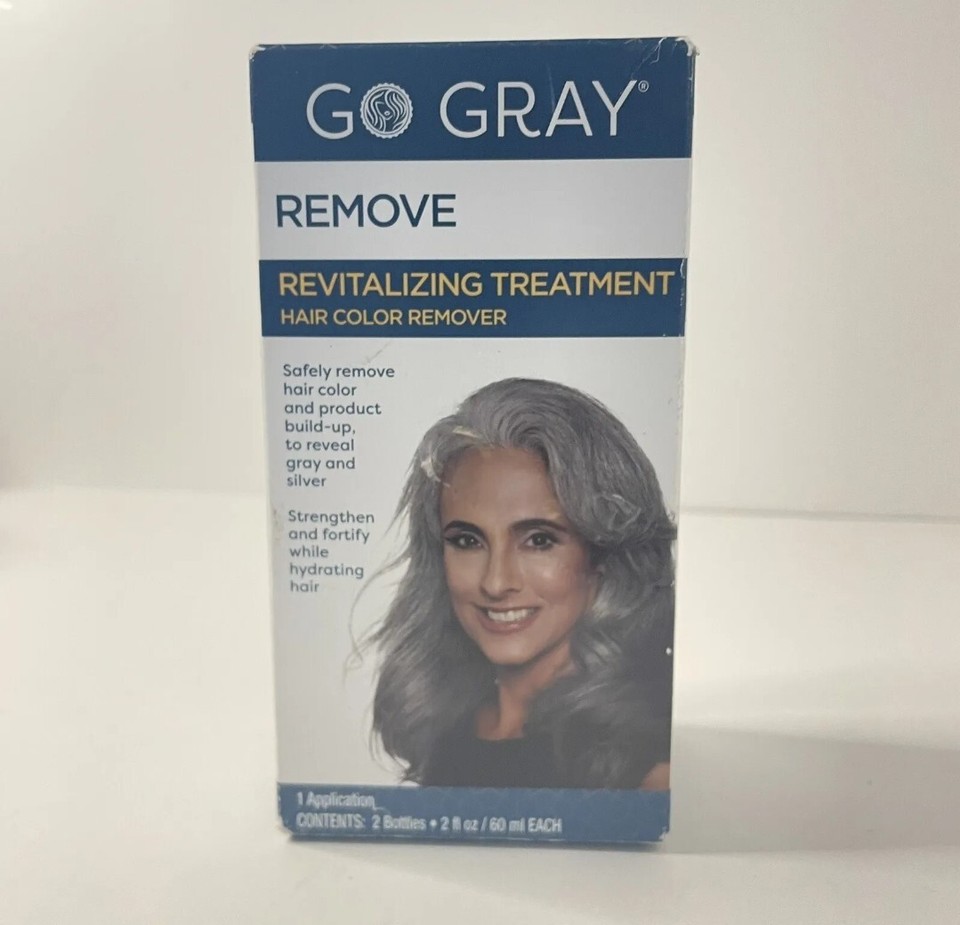Go Grey Remove Go Gray REMOVE Revitalizing Treatment Hair Color Remover 1 Application ...