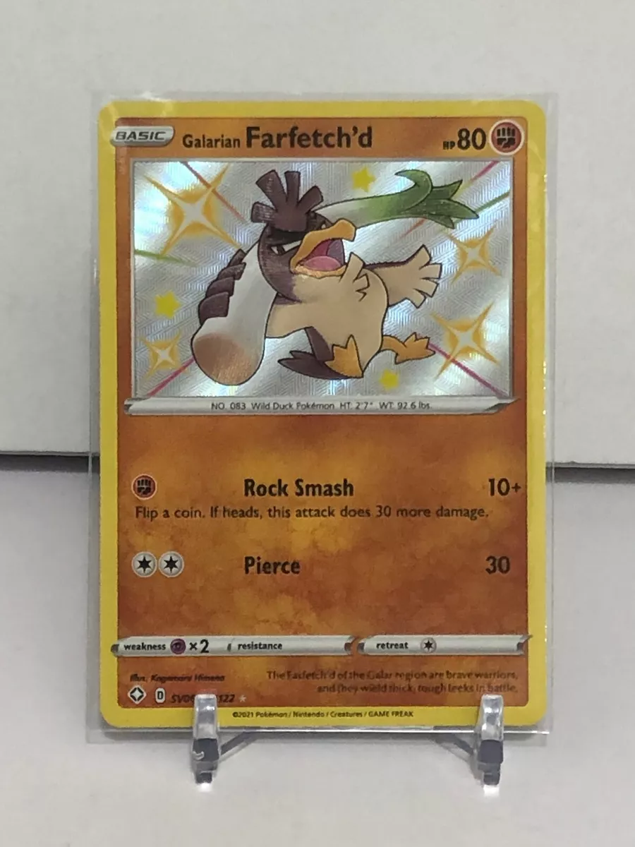  Pokemon - Galarian Farfetch'd SV063/SV122 - Shining