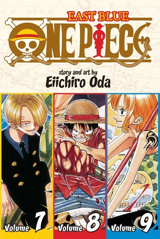 One Piece Omnibus 3-in-1 Vol. 3 7, 8, 9 Manga