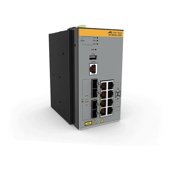 Allied Telesis AT-IE340-12GT-80 Gestito L3 Gigabit Ethernet [10/100/1000] Grigio