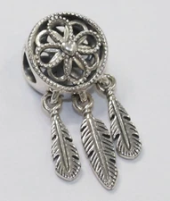 New Authentic Pandora Charm Spiritual Dream Catcher Sterling Silver 797200
