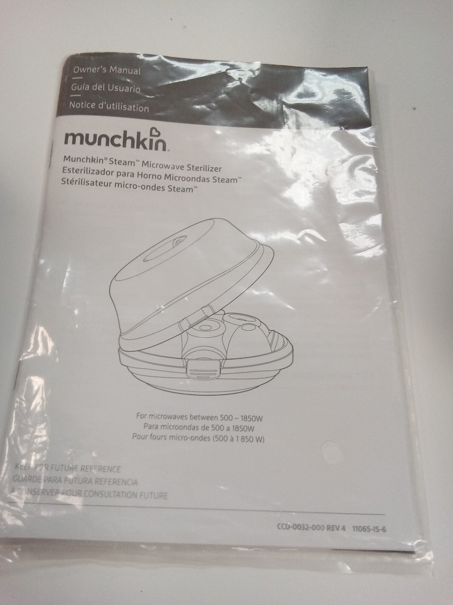 Munchkin Microwave Bottle Munchkin Steamer Instructions New