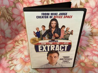 Extract (DVD, 2009) Like New Free Shipping Jason Bateman Mike Judge  Ben Affleck