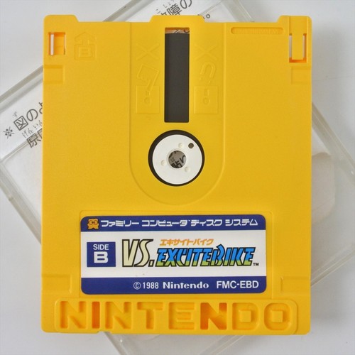 VS EXCITE BIKE Disk Only Nintendo Famicom Disk System 5513 dk - Picture 2 of 4