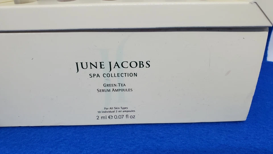 JUNE JACOBS 'Colección Spa' (8) Ampollas de Suero de Té Verde (Frascos) NUEVO Foto 4 de 4