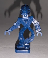 LEGO Minifigure Bionicle Mini Toa Hordika Nokama Dark Blue Figure Part # 51638