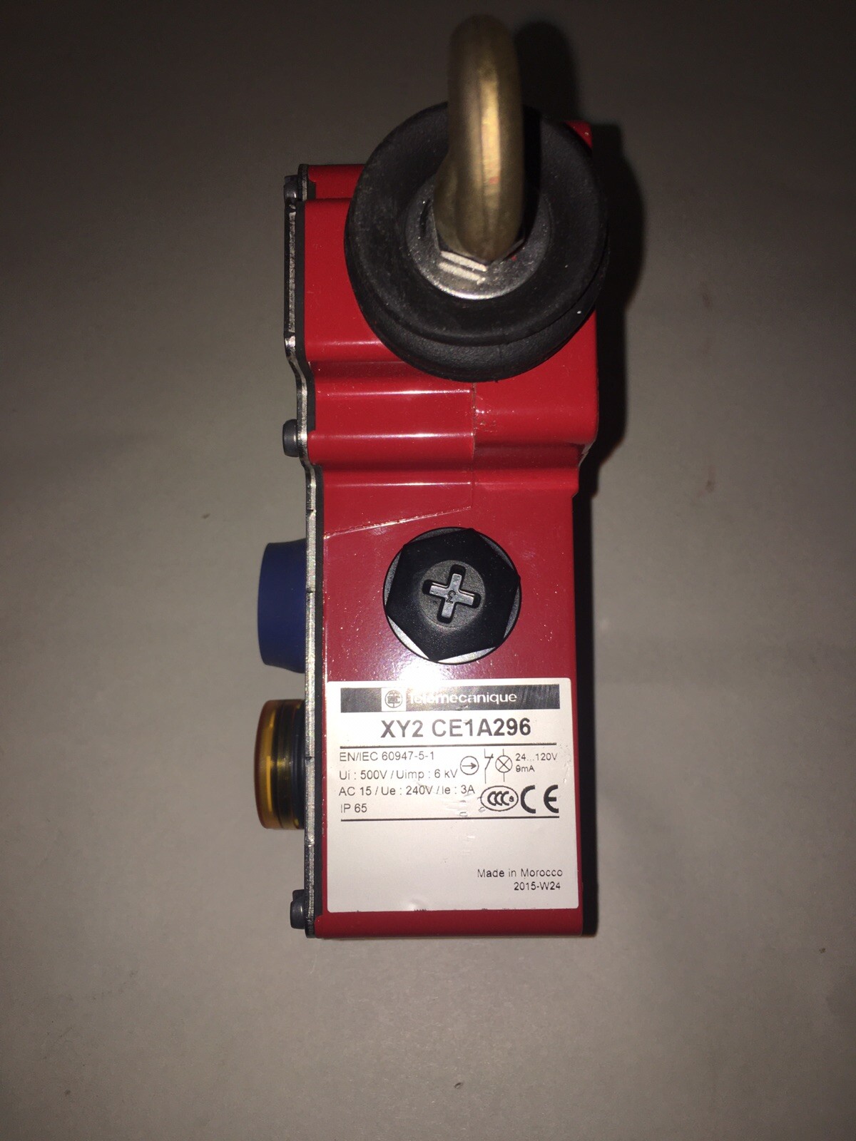 TELEMECANIQUE XY2 CE1A296, PULL ROPE CABLE SAFETY SWITCH eBay