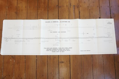 1966 Conninghton South Eastern Region Eisenbahn Gleiskarte Diagramm
