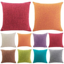 Cushion Cover Large Size Simple Pillow Case Linen Cotton Home Sofa Car D cor