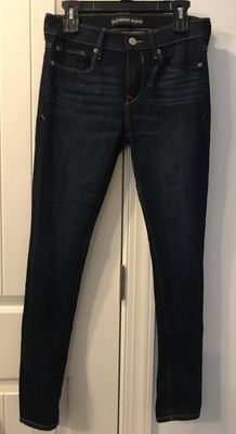 Express Womenâs Jeans Legging 6R Stretch Mid Rise Dark Wash Jegging NEW | eBay