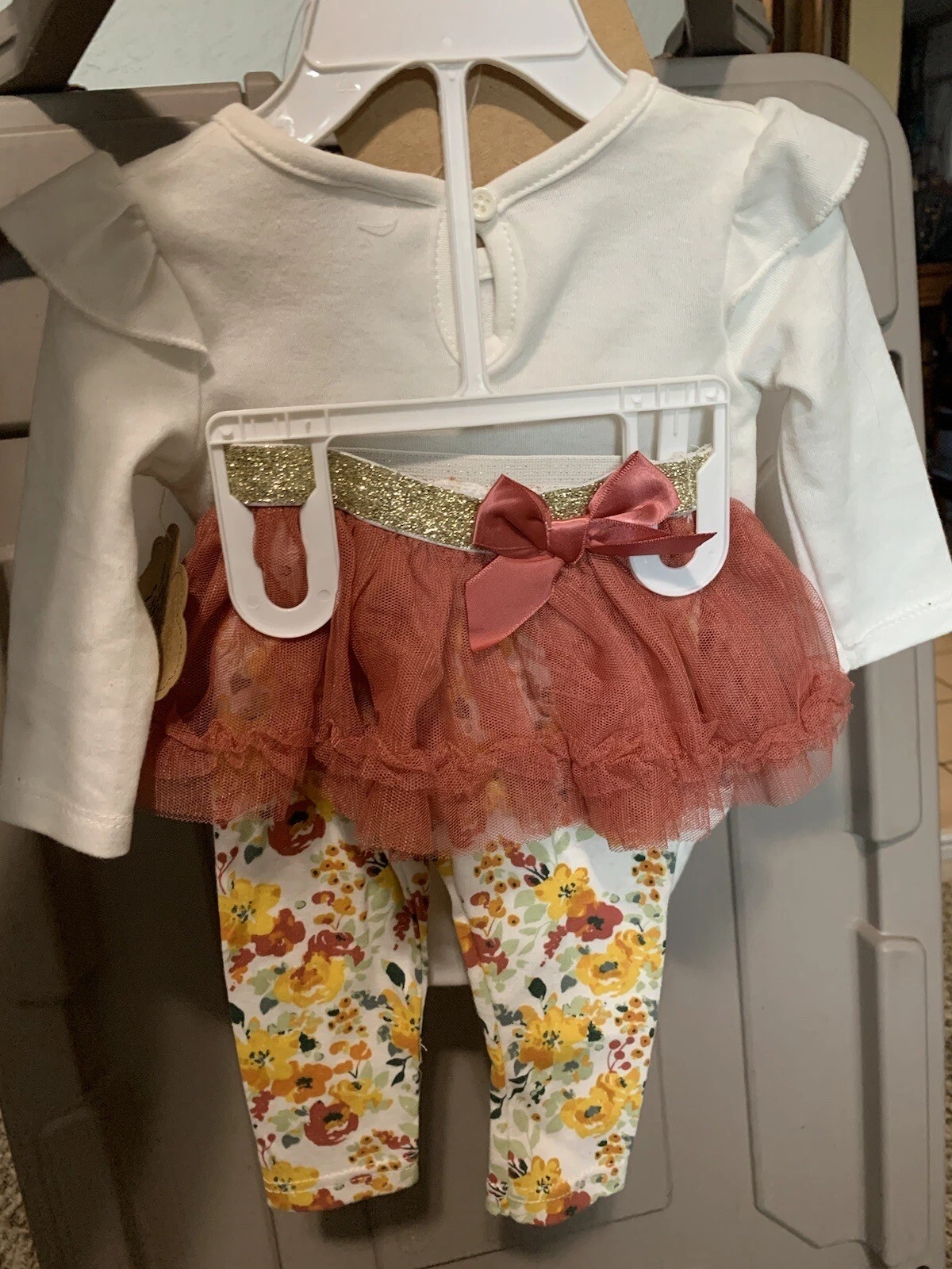 NWT 3 Pc. 3 Months  Baby Girl Thanksgiving Outfit “So Thankful” Baby Essentials