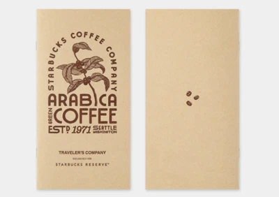 TRAVELER'S COMPANY TRAVELER’S notebook for Starbucks Reserve Roastery Tokyo Refill ARABICA Blank