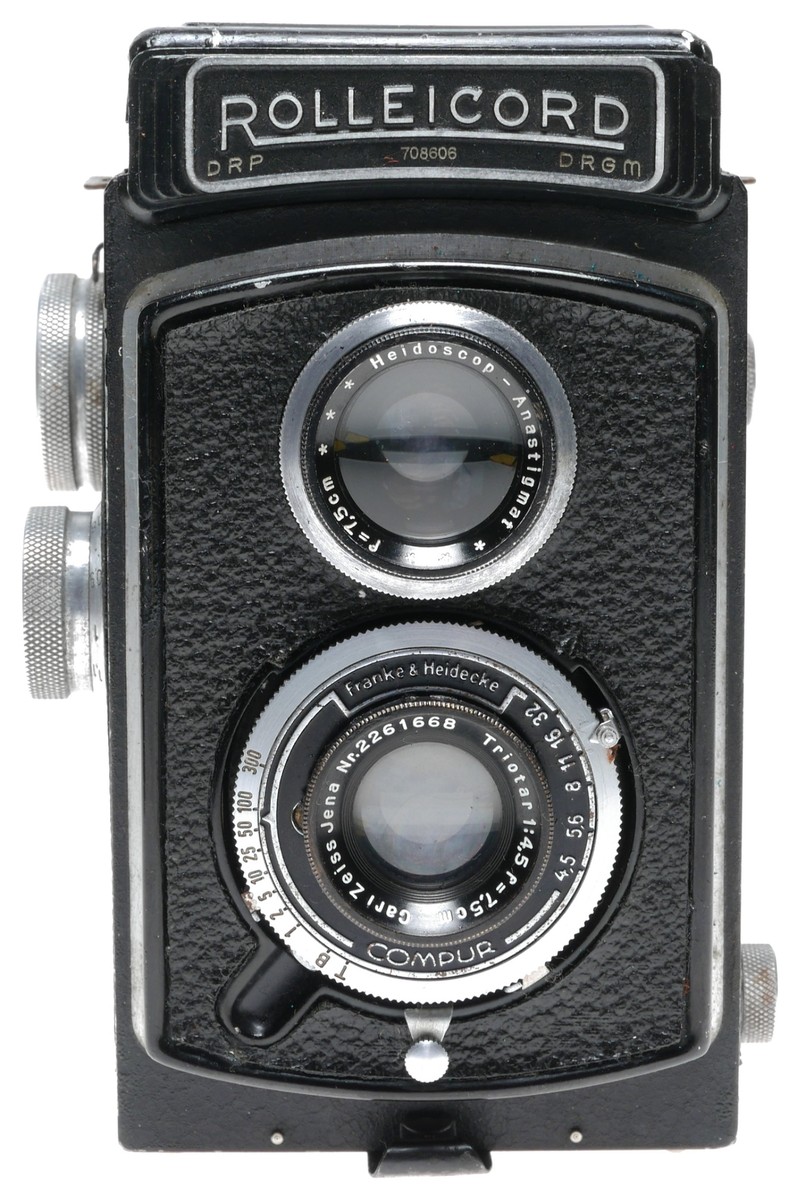 【整備済完動品】Rolleicord Ⅲ(Triotar) Rolleicord Triotar 7.5cm c1938-47 W⁄Triotar Franke 【二眼レフ 5台