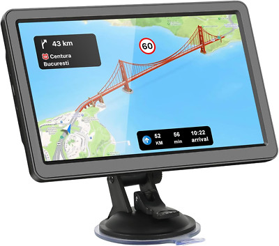 9'' Truck & RV GPS Navigation with 2024 Maps & Free Updates - Turn-by-Turn Direct