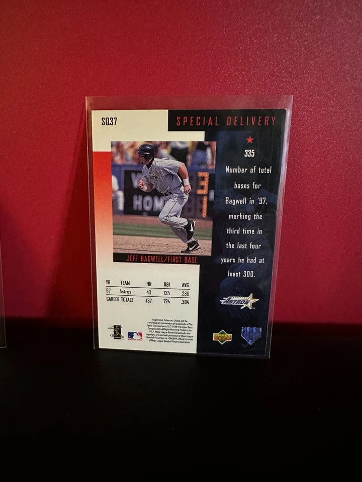 1998 Upper Deck Collector's Choice Houston Astros Starquest #SQ37 Jeff Bagwell - Image 2 of 2
