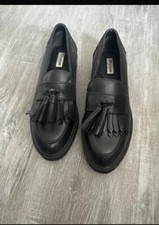 Image of Dune London Loafers Black Size 4 UK Flat Shoes