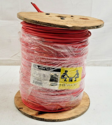 Honeywell Genesis 43141004 14/4 Solid Unshielded Cable, Red [1000'/Roll]