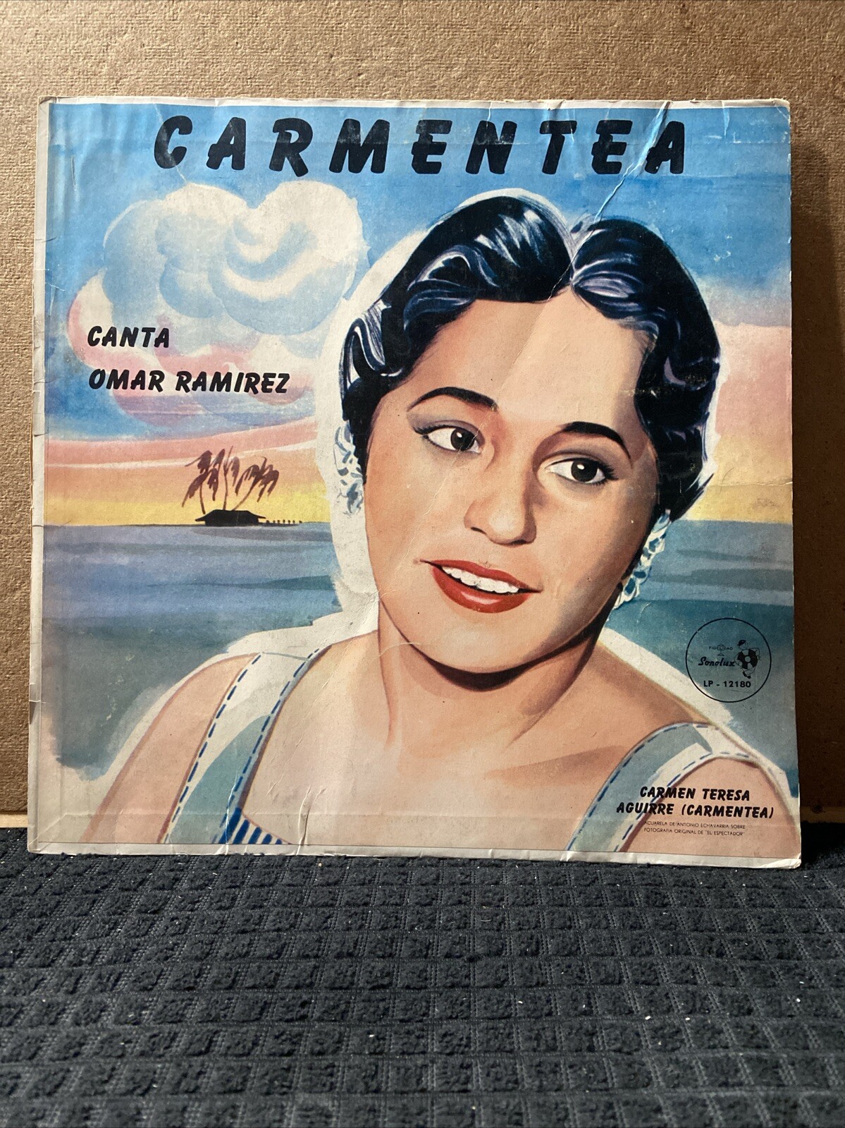 CARMENTEA CANTA OMAR RAMIREZ - SONOLUX LATIN LP / 12180 / COLOMBIA PRESS