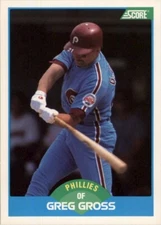 1989 Score MLB Greg Gross #125