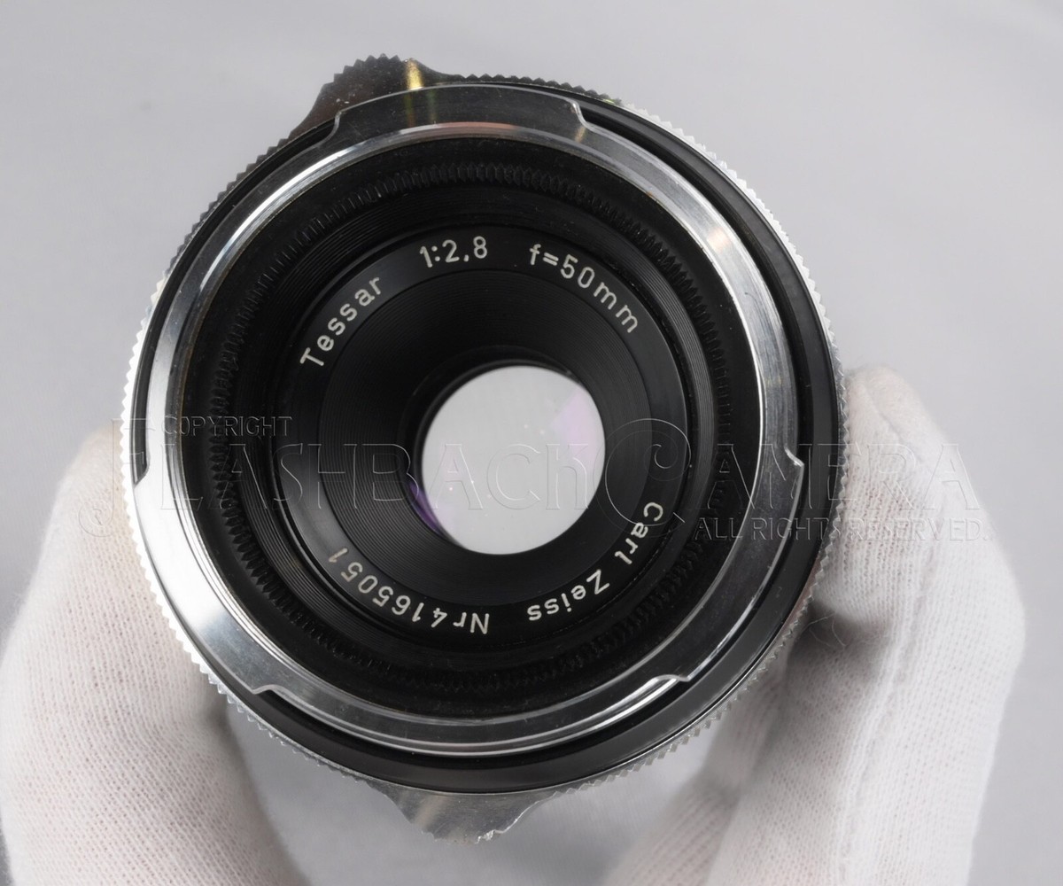 Gd Condition * Tessar 50mm f2.8 f Contarex Black Carl Zeiss