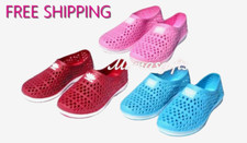 Women's Slip on Shoes Garden Water Clogs Assorted Colors Size 7 8 9
