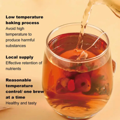 Ginseng Mulberry Medlar Tea, liver tea,kidney health Kidney Tea Chinese Herbal 