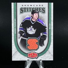 Mark Parrish 2006-07 Flair Showcase Stitches #SSPA Jersey WILD NICE LOOK!!