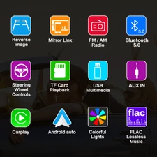 7 inch Single 1 DIN Touchscreen Bt Stereo Car Player FM Radio CarPlay MP5 Player