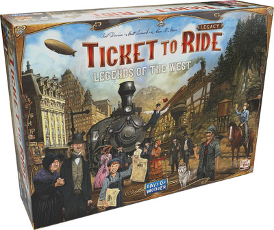 Ticket to Ride Legacy: Legends of the West Board Game - the Ultimate Train Adven