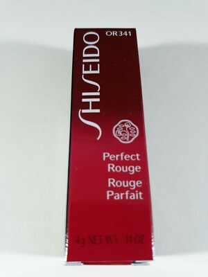 Shiseido Perfect Rouge Lipstick for Women, OR341/Fleur, 0.14 Ounce