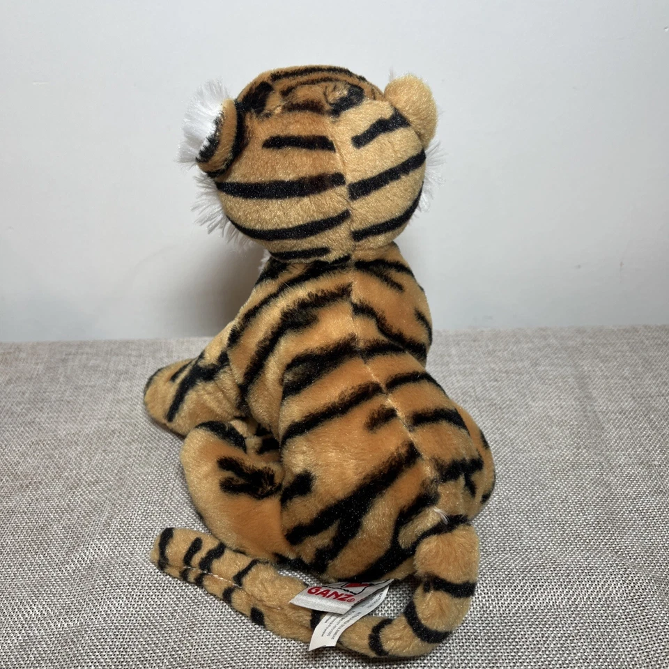 Bengal Tiger Plush Ganz Webkinz Floppy Stuffed Animal HM166 No Code 9" - Image 2 of 4