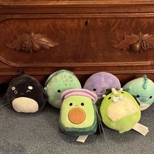 Squishmallows Mixed Lot of 6 Plush Stuffed Animals w/ Tags Small 6-14in 2023