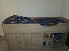 NEXT Cabin Bed With Cubboard, Drawers And Desk